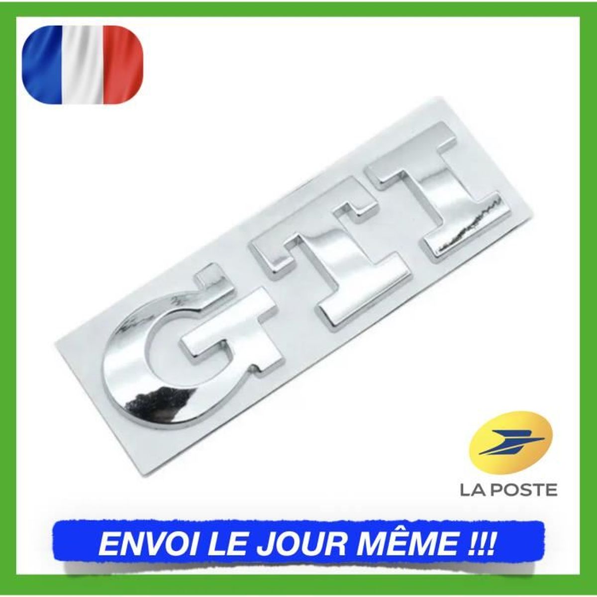 Badge Lettre 323i Chromé Argenté Pour Coffre De Voiture - Autocollant Haute Qualité ABS - Décoration Ou Remplacement - Pour BMW Et Autres