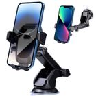 YANX Support Téléphone Voiture Universel Ventouse Réglable Support et sortie d'air, Opération à Une Main, Attache Voiture Pare-Brise