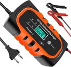 WELAN Chargeur Batterie Voiture Moto Auto 10A 12V,Chargeur Batterie Voitures 12V Intelligent Maintien De Charge Batterie pour Voiture