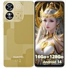 OUKITEL C57 Pro Smartphone Pas Cher - 6.52" Écran - 16(4+12)Go+128Go - Android 14 13MP 4300mAh - Téléphone 4G Double SIM GPS - or