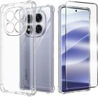 Coque Pour Redmi Note 14 Pro 5G + 2x Verre de Protection Souple Silicone Léger Transparent Antichoc - New&Teck