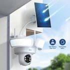 ANRAN Floodlight Camera de Surveillance à Projecteur PTZ 360° 2K 3MP HD WiFi Extérieur Solaire sans fil Éclairage Intelligent