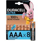 Duracell Ultra, lot de 8 piles alcalines type AAA 1,5 Volts, LR03
