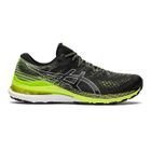 Chaussures de running ASICS Gel Kayano 28 noir / jaune - Homme - Régulier - Drop 10 mm