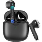 RAIDEN TRADE FR Ecouteur Sans Fil avec Réduction de Bruit, Stéréo Oreillette Bluetooth avec HD Mic Intégrés pour Travail/Voyage, Noir