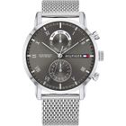 TOMMY HILFIGER Montre Homme - Analogique - 1710402 - Acier Inoxydable - Cadran Sunray - 44 mm