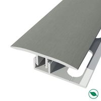 barre de seuil + base joint dilatation aluminium coloris (07) Brossé Long 90 cm larg 3,5cm Ht 1cm FORESTEA Dimensions : 900 mm x