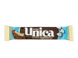 BISCUITS CHOCOLAT Boîte de 12 Gaufrettes biscuits au chocolat à la Noix de Coco Unika 34g - Marque GANDOUR