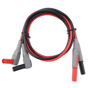 1000 V multim/ètre Test Conduit Banana Plug /à Meter Leads Probe Multim/ètre 15A 31.5 Prise Multim/ètre Fils de Test 110cm 2 Pcs 20A