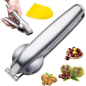 Ouvre Chataigne,Inoxydable Pince à Châtaignes En Acier,Multifonctionnels Clip Châtaigne,Pince Chataignes Convient à Toutes Les Variétés De Châtaignes