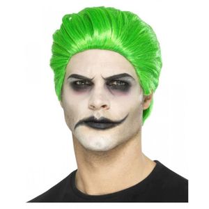 perruque verte homme