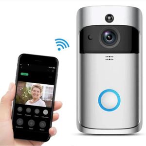 Caméra de sonnette sans fil Tuya WiFi, vidéo HD 1080P, téléphone de porte,  vie intelligente, audio bidirectionnel, Alexa, Google Home, mini  interphone, porte, tendance e