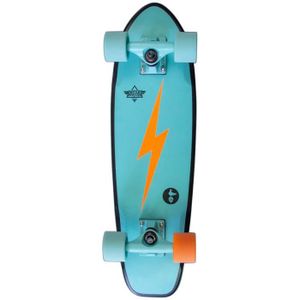 SKATEBOARD - LONGBOARD Skateboard Cruiser Bird Bolt 25' Teal - DUSTERS - Planche de skateboard cruiser complète - Mixte - Bleu - Adulte