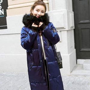 doudoune longue argentée femme