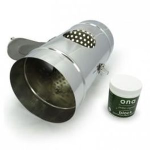 EXTRACTEUR D'AIR Conduit d'aération ONA 125mm pour neutralisateur d'odeur ONA Block 170gr