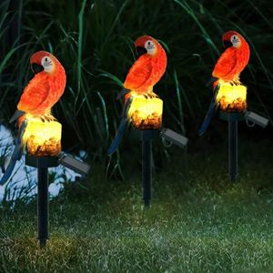 DÉCORATION LUMINEUSE VGEBY Lampe solaire décoration jardin Perroquet ét