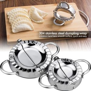 Dumpling Moule Outil 3pcs En Plastique Blanc Ravioli Maker Pour Pâte Pie Ravioli Creative Boulette Presse Accueil Alimentation 