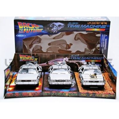 DeLorean Retour Vers Le Futur II – Sunstar 1/18, Métal, Roues Pivotantes