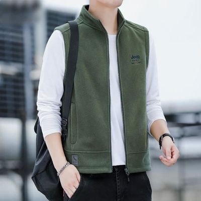 Gilet Homme Sans Manches En Cachemire/laine - Couleur Unie, Col Rond - Chaud Et Léger Pour Automne/hiver - 9