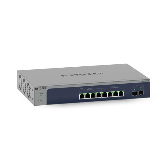 NETGEAR 8-Port Multi-Gb/10G Switch 8-Port Multi-Gigabit/10G Ethernet Smart Managed Pro Switch