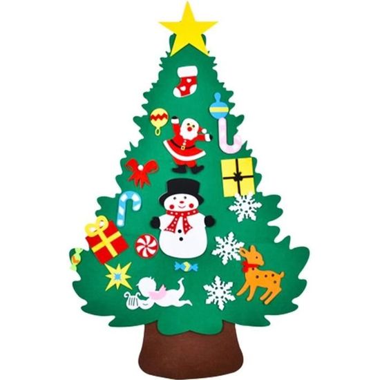 SAPIN - ARBRE DE NOËL AUCUNE SAPIN - ARBRE DE NOËL Feutré Arbre De Noël, Ensemble Arbre de Noël Feutr