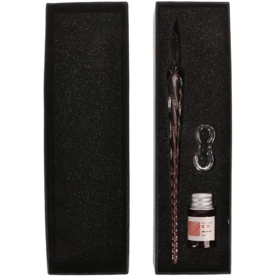 Ensemble Stylo Et Plateau En Verre FELISSIMO - Édition Limitée Kobe Japon - Occasion Très Bon état