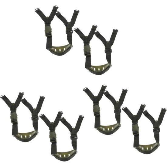 Kit De Sangle De Menton Visor-Chin Noir Pour Casque Modulaire CGM 568