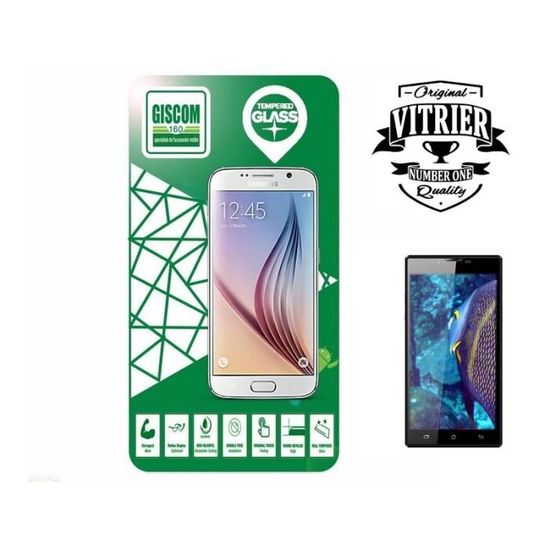 Lusee 2 X Film De Protection écran En Verre Trempé Pour Nokia 1 Plus 5.45 Pouce Transparent 9H 2