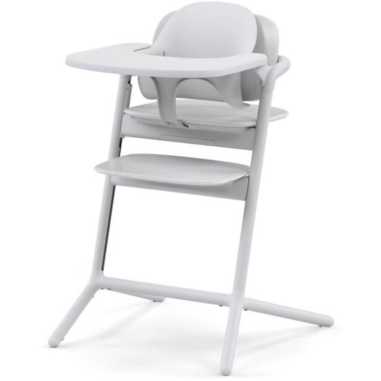 Chaise Haute évolutive CYBEX 4-en-1 - De 0 à 99 Ans, Avec Transat Gold, Baby Set, Plateau, Hêtre/coton, Réglable - 2