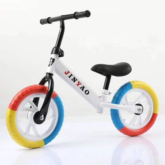 Draisienne 16 Pouces GASLIKE - Vélo Sans Pédales Enfant 3-7 Ans - Pneus Caoutchouc, Siège Réglable