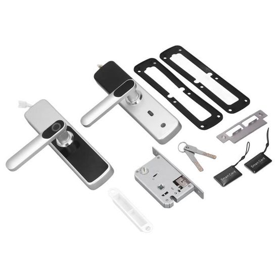 Serrure électronique à Empreinte Digitale Et Clavier - Safe à Boulon Oscillant, Dorée, Neuve