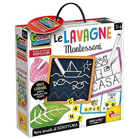 Liscianigiochi Montessori Alphabet-Labor – Lernset Mit Buchstaben Zum Anfassen, Lesen & Schreiben Lernen