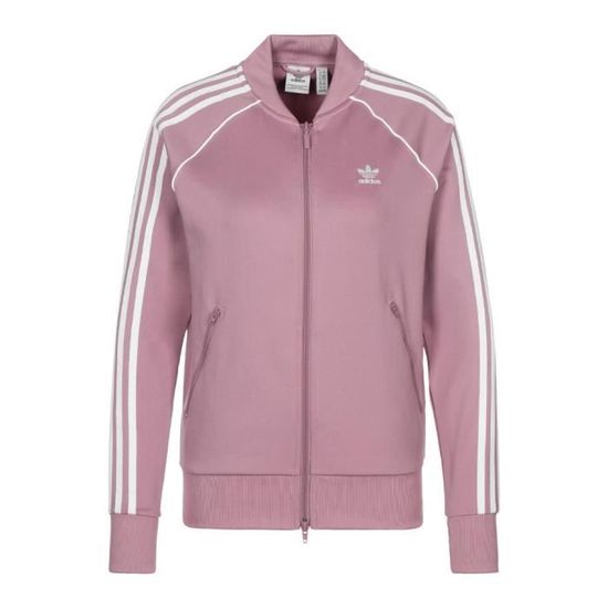 Veste de survêtement Mauve Femme Adidas Tracktop Pb