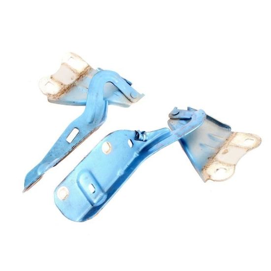 Paire De Charnières De Capot Chromées Pour Voiture Ancienne - Neuf, Universel, Acier Durable