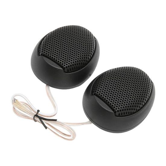 Tweeters Ronds Pour Voiture - Haut-parleurs Haute Fréquence 500W, ABS, 5.3x4x4 Cm | Facile à Installer, Améliore Le Son De Ton Autoradio