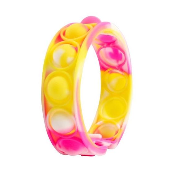 Jouet Sensoriel En Silicone - 5 Bracelets De Décompression Anti-stress - Pour Enfants Et Adultes, TDAH, Autisme - Multi Textures