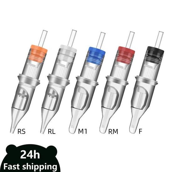 CLOU PIERCING NEZ,9RS--Cartouche de tatouage poulet pour machine à ...