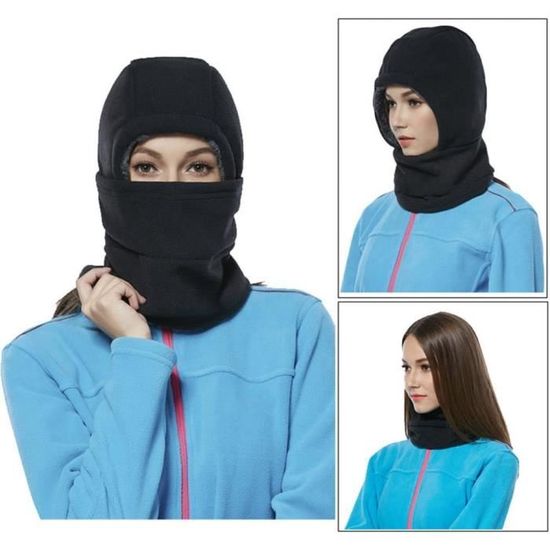 Cache-cou Polaire épais Taille Unique - Coupe-vent Bordeaux, Doublure Douce Pour Ski Et Sport - 9
