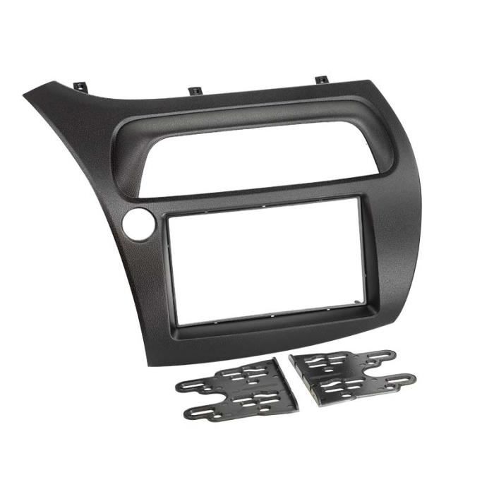 Adaptateur de façade 2-DIN Honda Civic 2006->2011 noir
