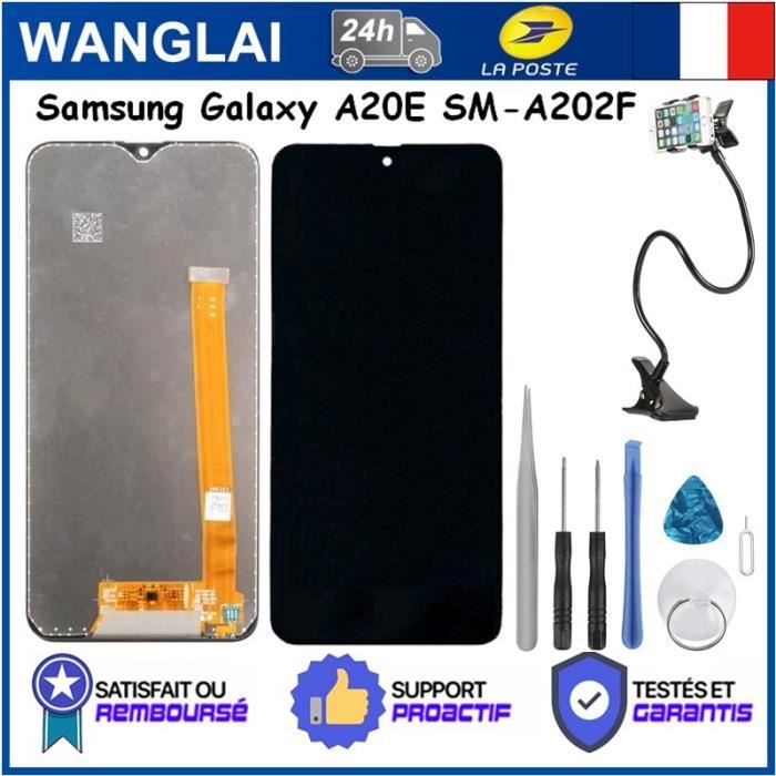 Écran LCD + Écran tactile complet pour Samsung Galaxy A20E A202 Noir + Kit outils