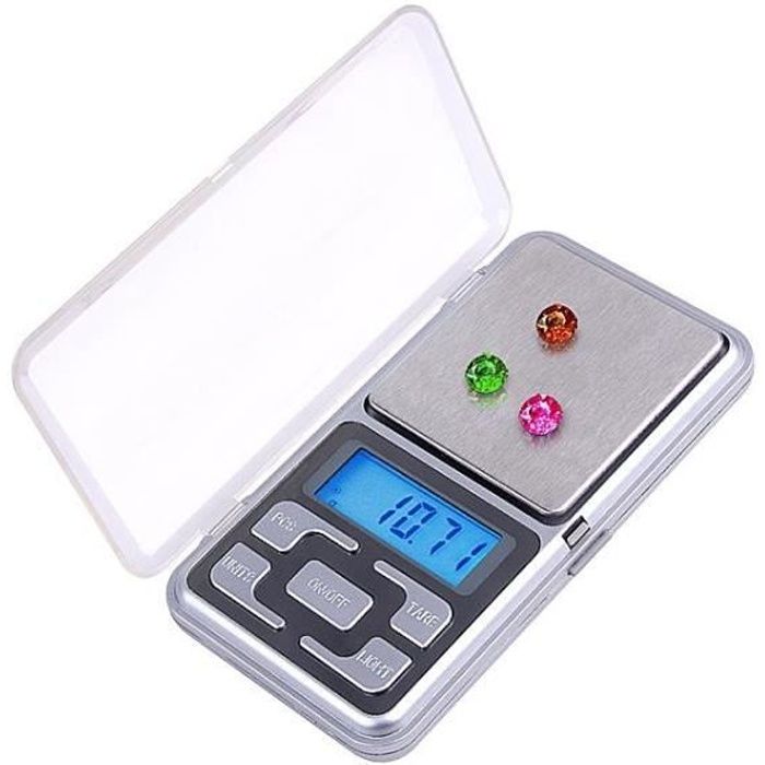 Mini balance électronique de poche Lcd et digitale - précision 0.01g à 200g