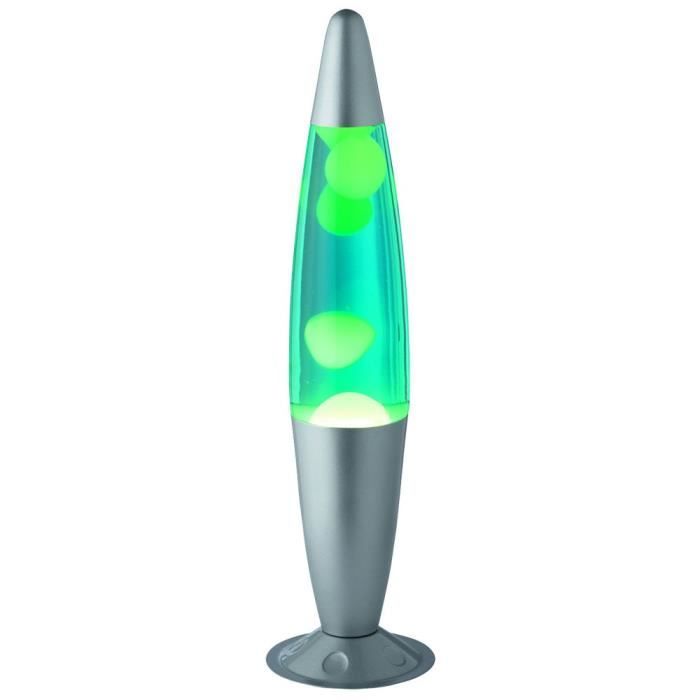 Lampe de table lave bleu jaune luminaire éclairage décoration salle de séjour