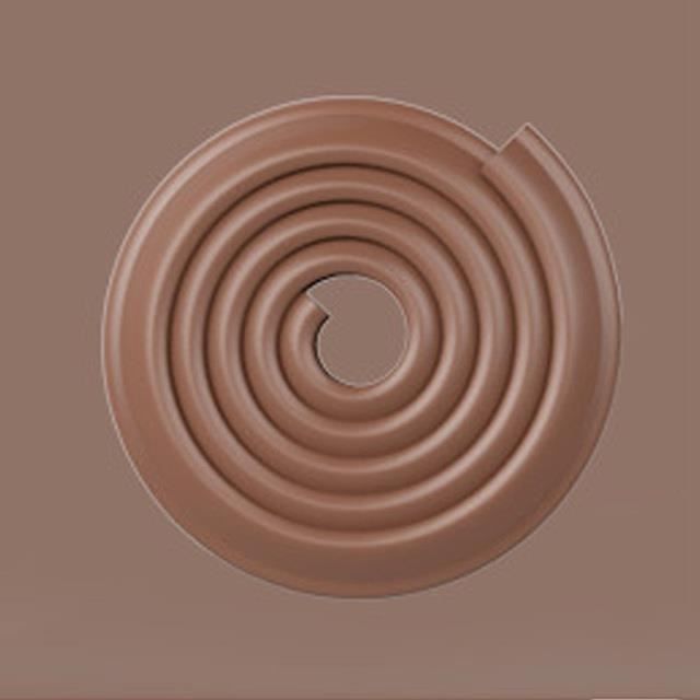 marron Protecteur de sécurité d'angle de Table pour bébé, 2M, Protection pour enfants, coins de meubles
