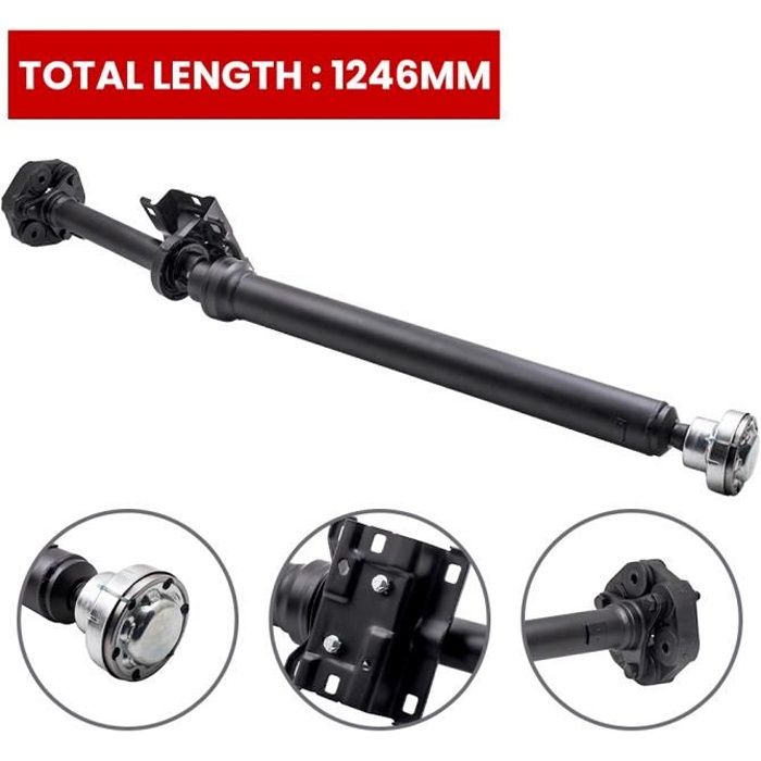 Cardan Arbre de Transmission Arrière pour Vw Touareg 7L Porsche Cayenne 9PA 2002 à 2010 1246mm Palier Flector 7L0521102G/B