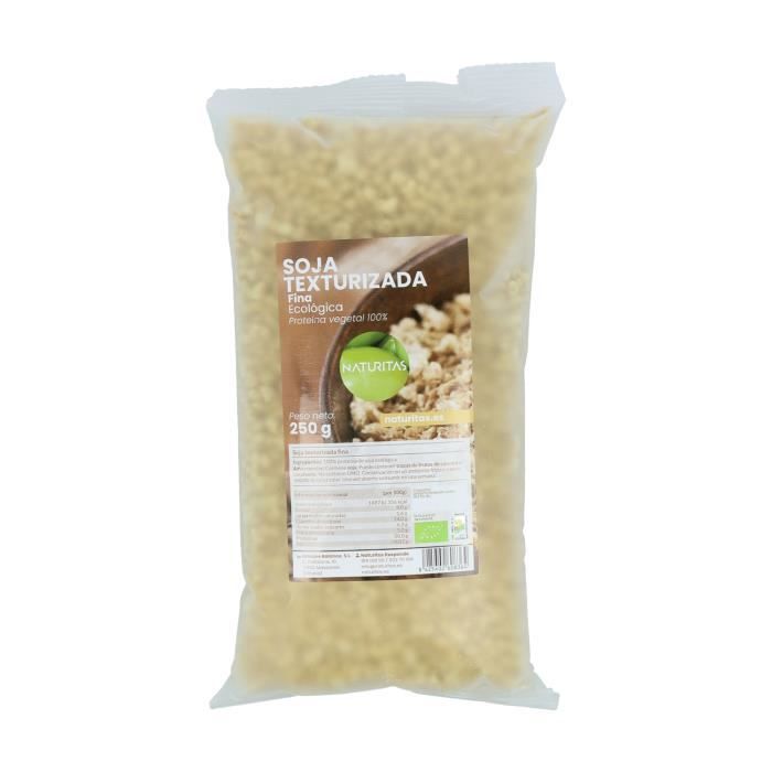 Soja texturée fin 250 g éco naturitas - 100% protéine végétale - Riche en fibres