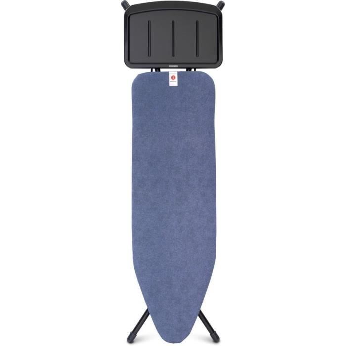 BRABANTIA - RFGS - Table à repasser - Taille B - 124 x 38 cm - Denim blue