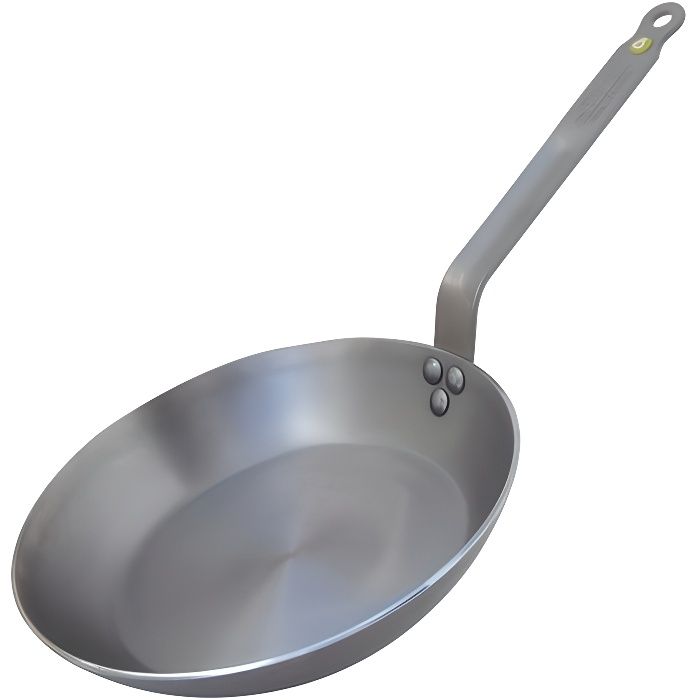 DE BUYER Poêle en tôle d'acier Mineral B Element - Ø 36 cm - Gris - Tous feux dont induction
