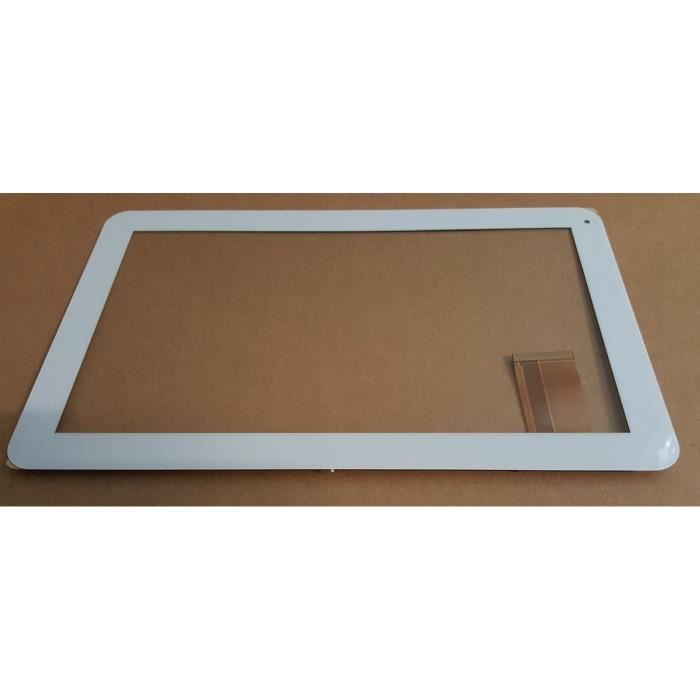 Blanc: ecran tactile vitre Digitizer verre ecran Polaroid MID4410 MID4710 (verifiez photo)