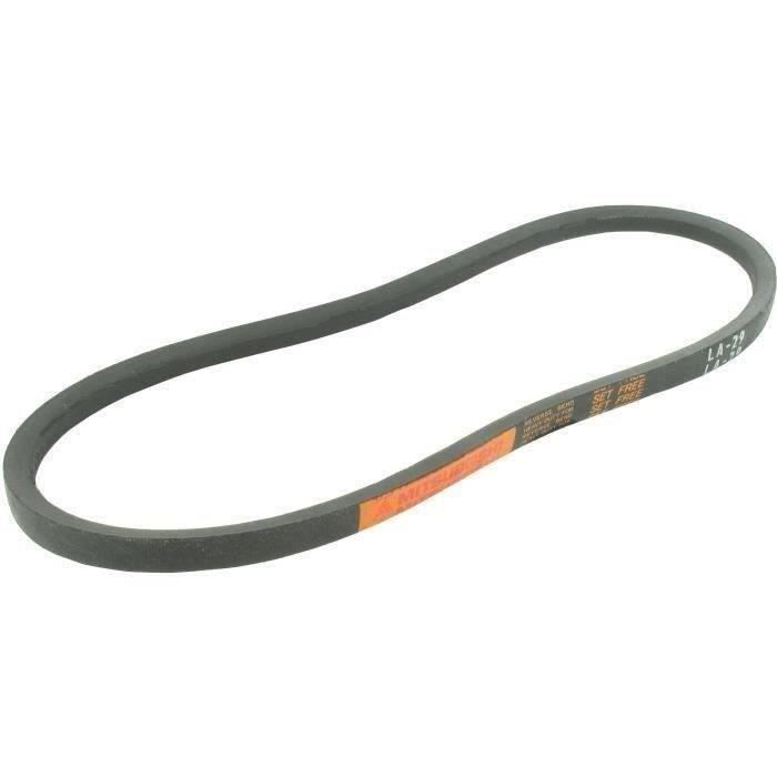 Courroie lisse trapézoïdale série LA (section 12,5x8,5mm) Longueur ext: 93-