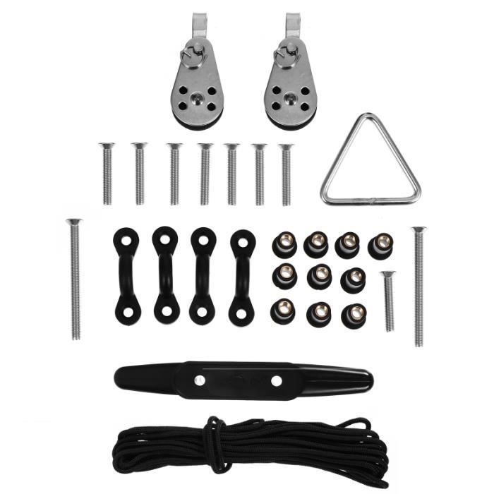 1 SET REMPLACEMENT DE NYLON DIY KAYAK ANCHOR Chariot d'attache tente de camping camping - camp de base